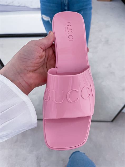 gucci jelly.sandals|gucci unisex sandals.